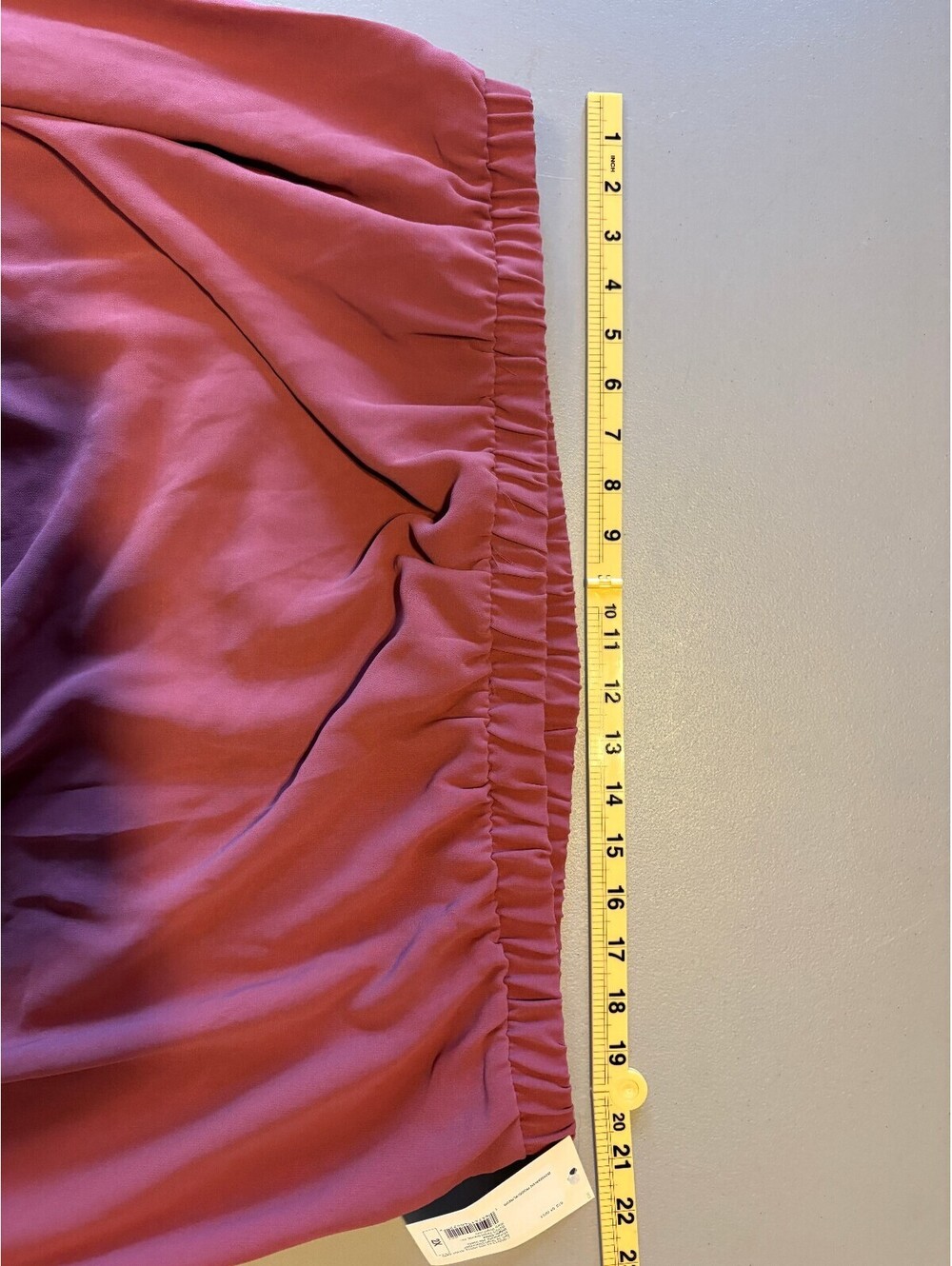 a new day 2X Mauve Ruffled Midi Skirt - Picture 8 of 9